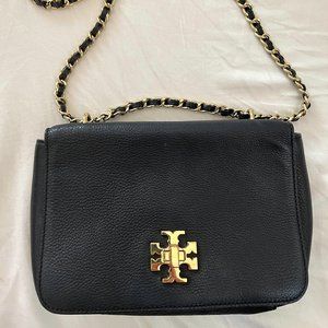 Tory Burch Pebbled Leather Cross Body Bag